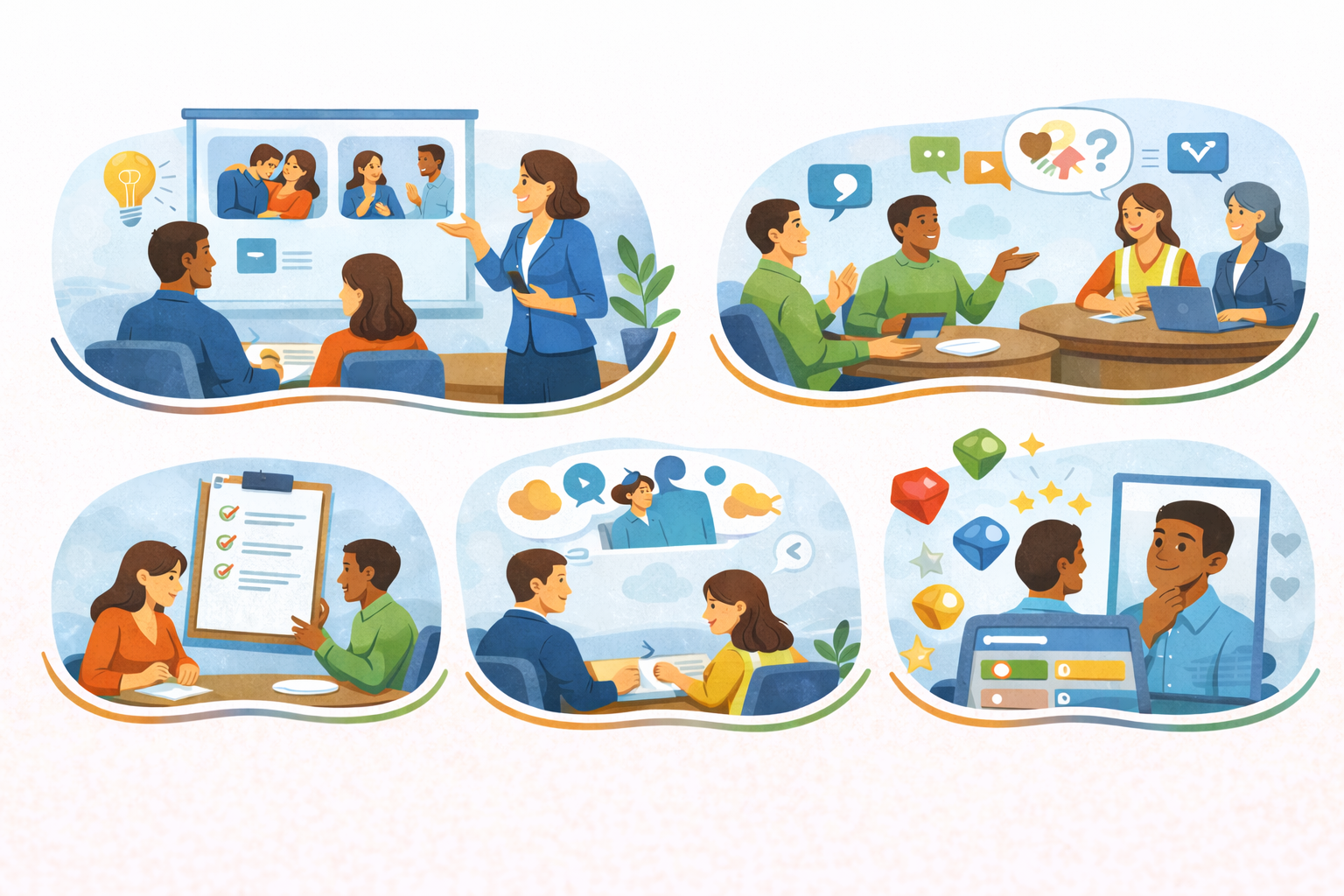 How We Teach — interactive learner-led experience using scenario-based storytelling and gamified learning