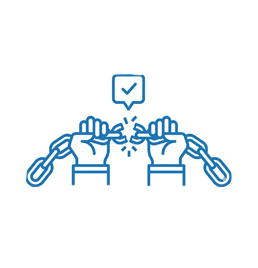 Icon representing stigma and stereotypes — challenging harmful beliefs and promoting stigma-free language